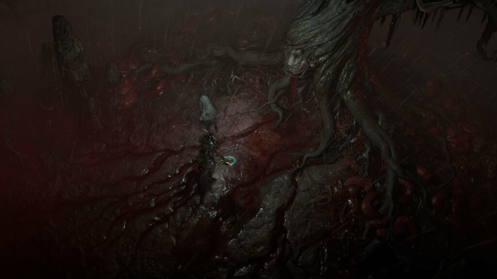 Screenshot mit viel Blut in Diablo IV