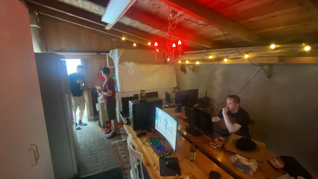 LAN Party im Schuppen